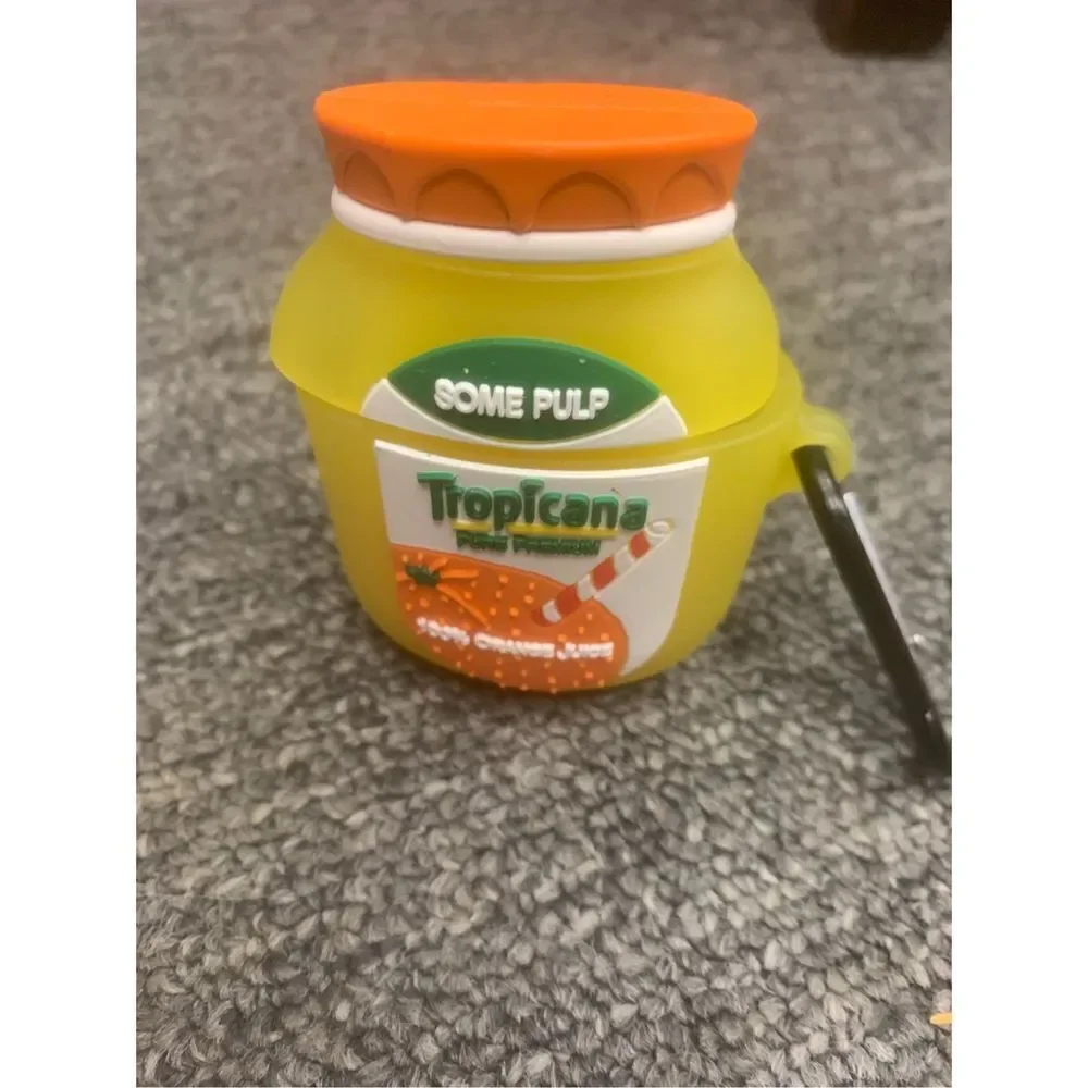 Tropicana Orange Juice Airpod Case